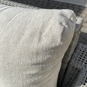 Lt Beige Outdoor Loveseat