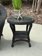 Load image into Gallery viewer, Mocha Wicker Outdoor Table
