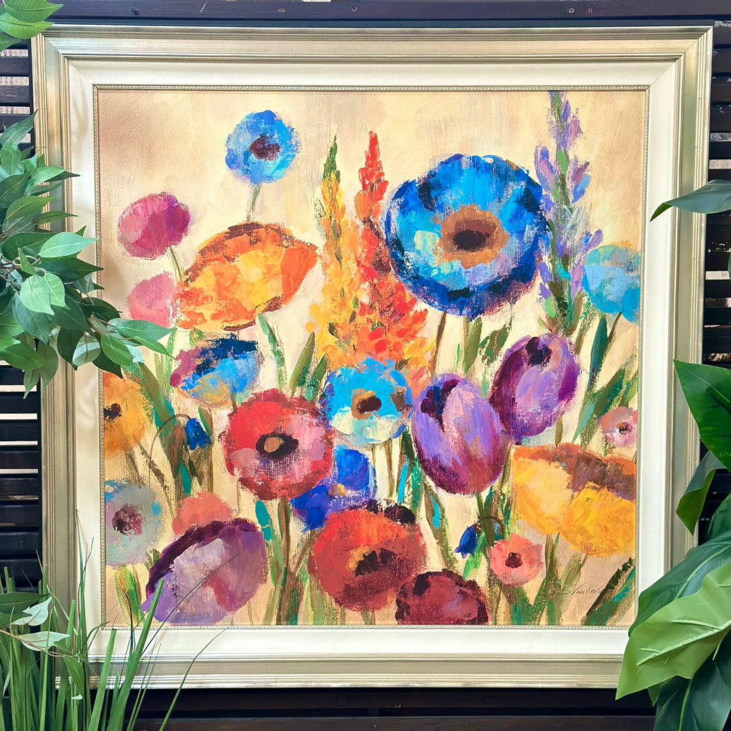 Framed Floral Giclee