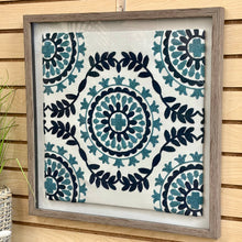 Load image into Gallery viewer, Teal Motif Art
