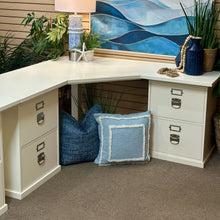 Load image into Gallery viewer, Pottery Barn 6PC White Corner Desk
