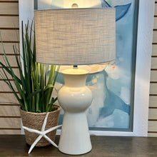 Load image into Gallery viewer, Ivory Ceramic Lamp
