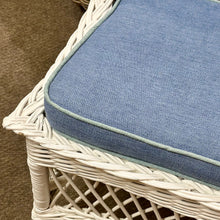 Load image into Gallery viewer, White Wicker Dining Chair
