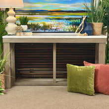 Load image into Gallery viewer, Greige Marble Top Console
