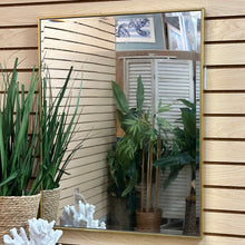 Load image into Gallery viewer, Beveled Gold Framed Mirror
