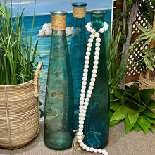 Load image into Gallery viewer, Tall Aqua Glass Vase
