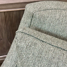 Load image into Gallery viewer, Seafoam Tweed Swivel Chair
