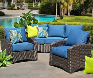 Outdoor Resin Wicker Sofa