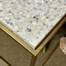 Load image into Gallery viewer, Terrazzo Top Side Table

