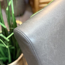 Load image into Gallery viewer, Modern Faux Grey Leather Chair
