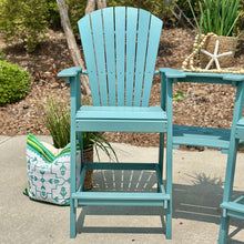 Load image into Gallery viewer, S/2 Aqua Adirondack Seating Set
