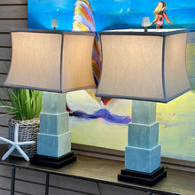 Load image into Gallery viewer, Sage Marble Lamp
