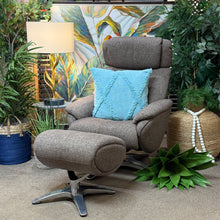 Load image into Gallery viewer, Handy Living Mocha Chair W/Otto
