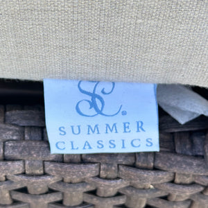 Summer Classics Outdoor Chair & Ottoman