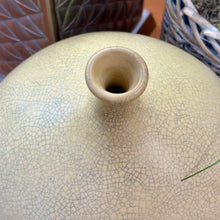 Load image into Gallery viewer, West Elm Yellow Crackle Vase
