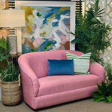 Load image into Gallery viewer, Textured Pink Loveseat
