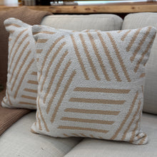 Load image into Gallery viewer, White/Orange Pillow
