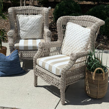 Load image into Gallery viewer, Pier 1 Taupe Outdoor Wicker Chair
