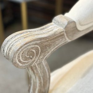 Stone Bergere Chair W/Cane