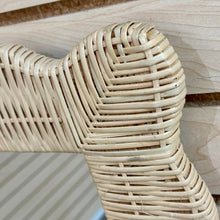 Load image into Gallery viewer, Two's Company Wicker Mirror
