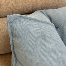 Load image into Gallery viewer, Blue Chevron Down Pillow
