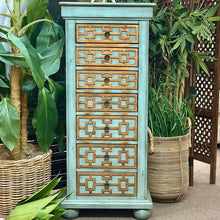 Load image into Gallery viewer, Coast to Coast Keller Blue Jewelry Chest
