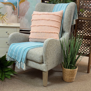 Grey Wingback Chair
