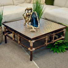 Load image into Gallery viewer, Tile &amp; Bamboo Coffee Table
