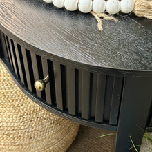 Load image into Gallery viewer, Black Fluted Desk
