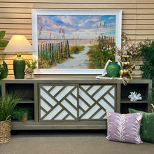 Load image into Gallery viewer, Greige Sliding Door Cabinet
