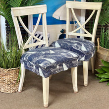 Load image into Gallery viewer, Ivory Dining Chair w/ Sailboat Cover
