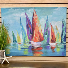 Load image into Gallery viewer, Vibrant Sailboats
