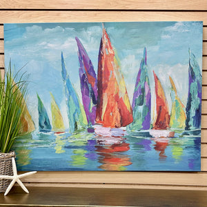 Vibrant Sailboats