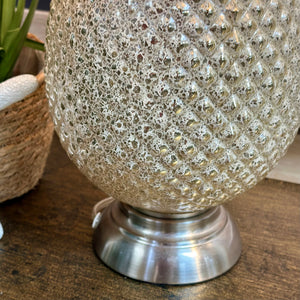 Silver Pineapple Lamp