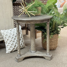 Load image into Gallery viewer, Grey Weathered Accent Table
