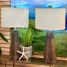 Load image into Gallery viewer, Wooden Tapered Lamp
