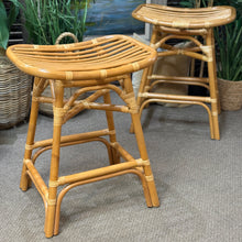 Load image into Gallery viewer, Rattan Saddle Counter Stool
