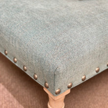 Load image into Gallery viewer, Vangaurd Blue Ottoman
