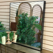 Load image into Gallery viewer, Williams Sonoma Blk Sq. Mirror
