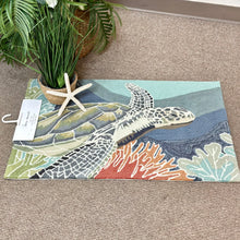 Load image into Gallery viewer, Aqua Turtle Indoor/Outdoor Rug
