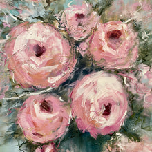 Load image into Gallery viewer, Pink Florals In Gold Frame

