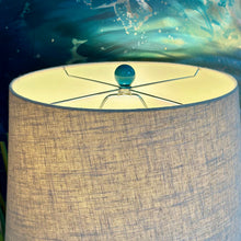 Load image into Gallery viewer, Spiral Teal Lamp
