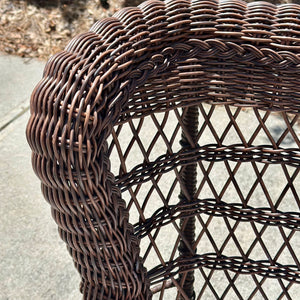 Outdoor Resin Wicker Loveseat