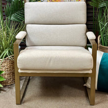 Load image into Gallery viewer, 'Bënkel' Brass Accent Chair
