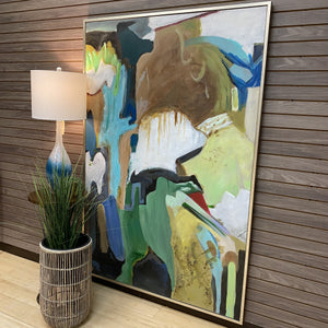 LG Color Block Hand Painted Abstract