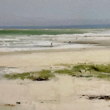 Load image into Gallery viewer, Framed Shore Under Clouds Art
