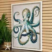 Load image into Gallery viewer, Teal Octopus Giclee Art

