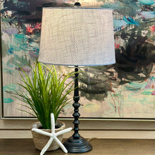 Load image into Gallery viewer, Blk Candlestick Lamp
