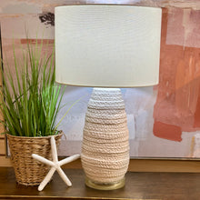 Load image into Gallery viewer, Ivory Textured Ceramic Lamp
