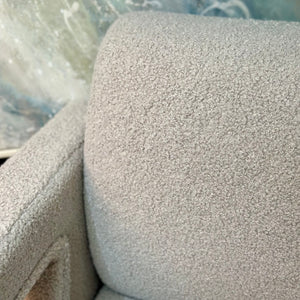 Light Grey Sherpa Chair